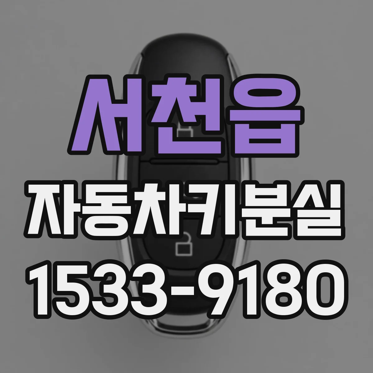 서천읍 자동차키분실