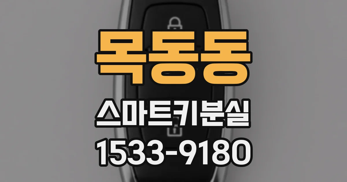 목동동 스마트키분실
