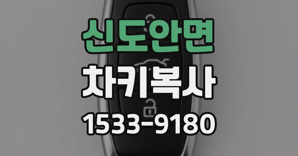 신도안면 차키복사