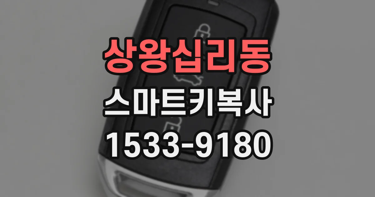 상왕십리동 스마트키복사