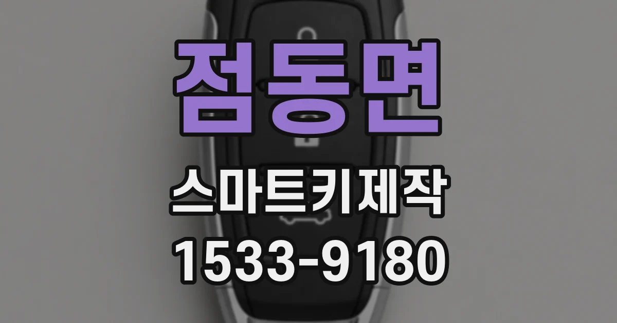 점동면 스마트키제작