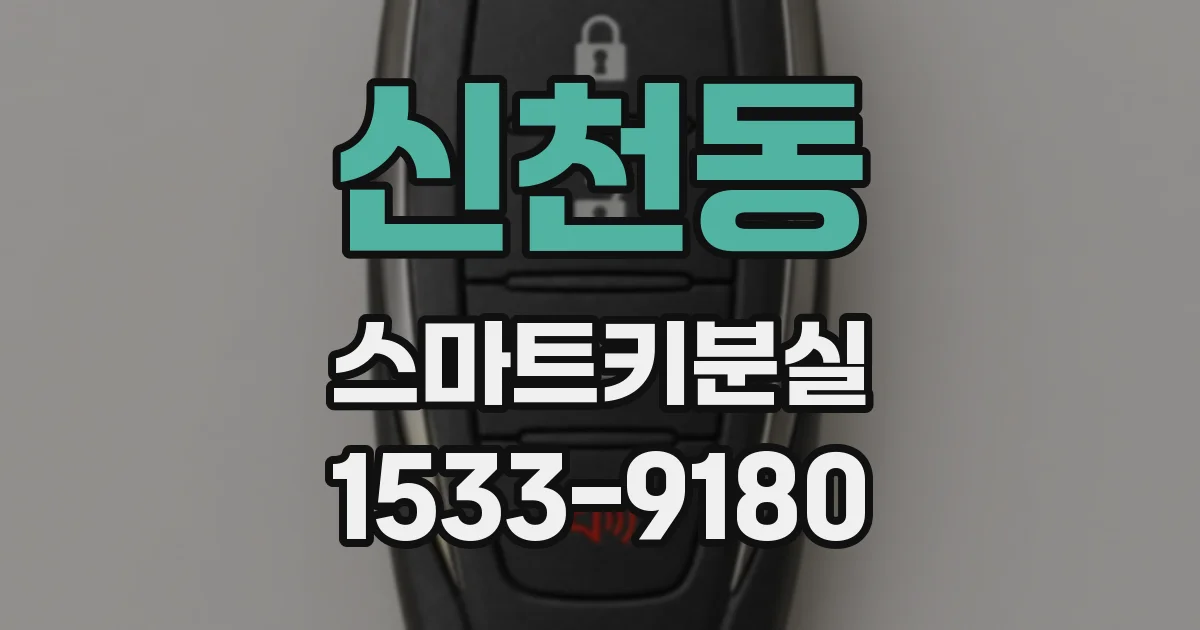 신천동 스마트키분실