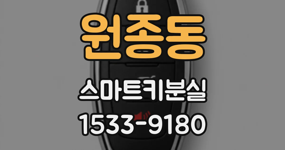 원종동 스마트키분실