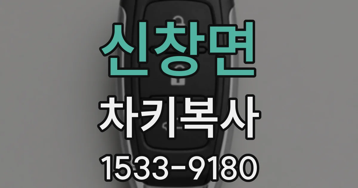 신창면 차키복사