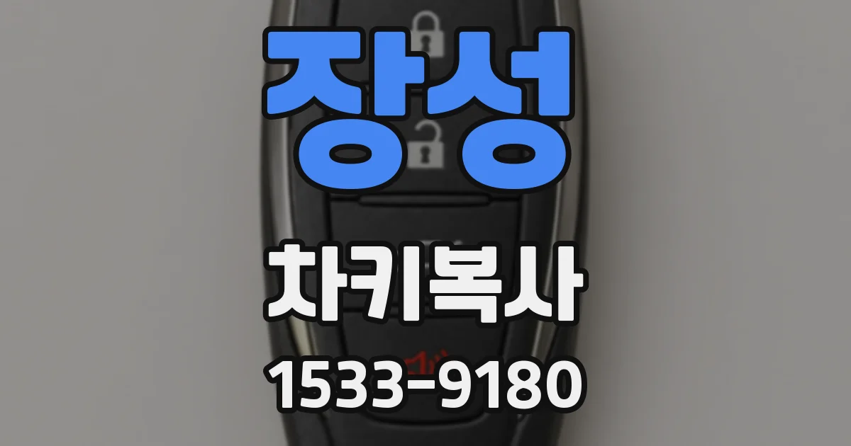 장성 차키복사