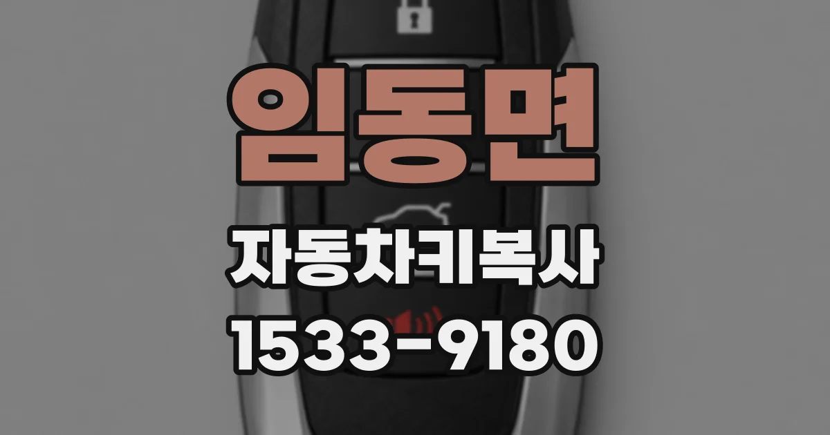 임동면 자동차키복사