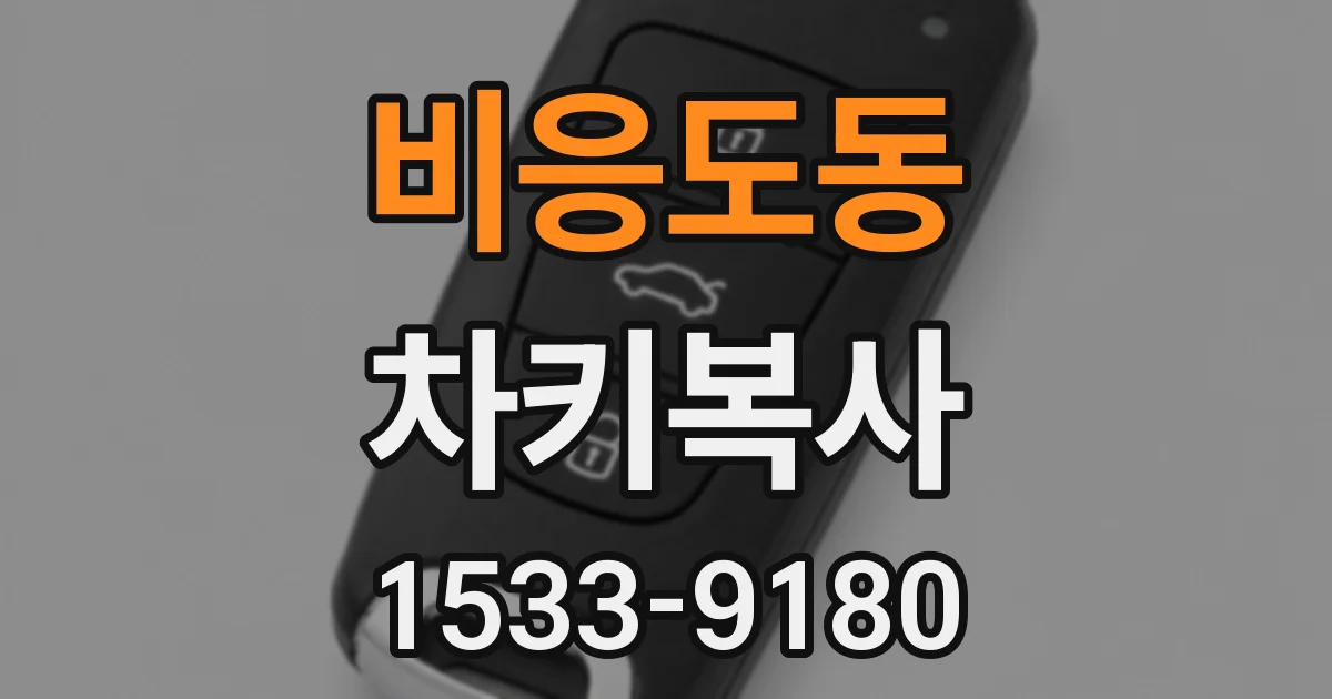 비응도동 차키복사