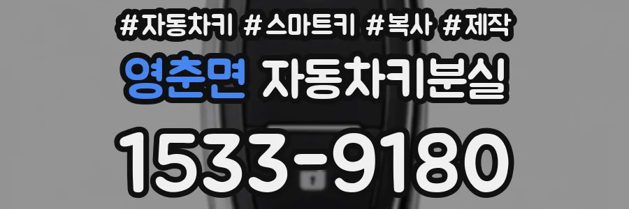 영춘면 자동차키분실