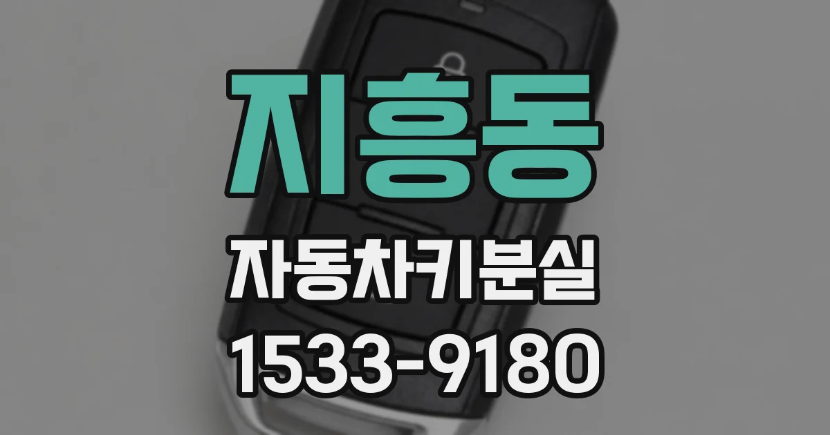 지흥동 자동차키분실