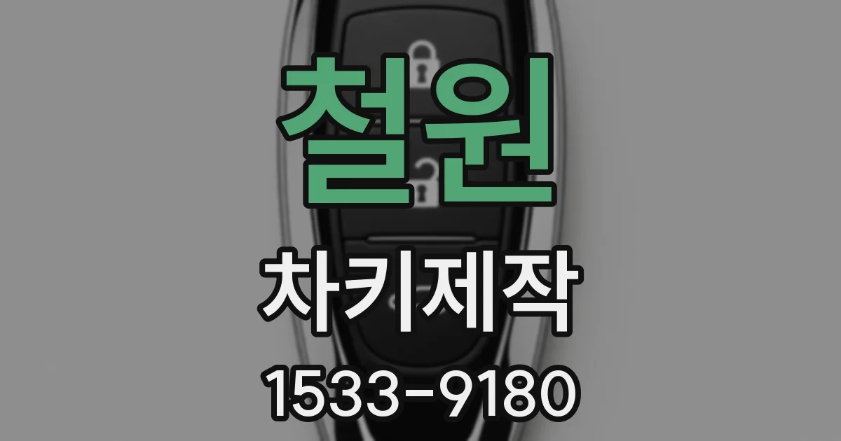 철원 차키제작