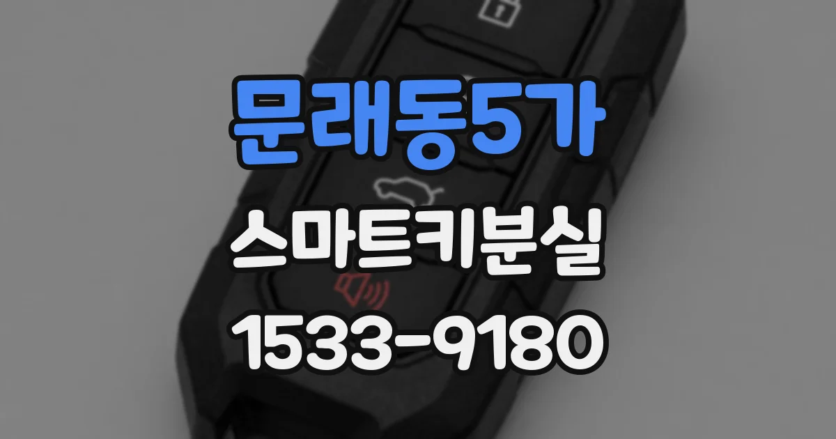 문래동5가 스마트키분실