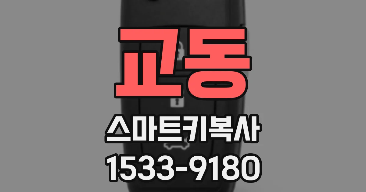 교동 스마트키복사