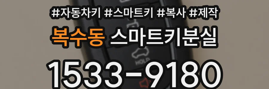 복수동 스마트키분실