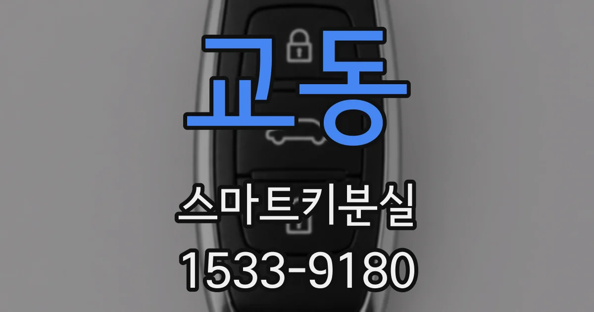 교동 스마트키분실