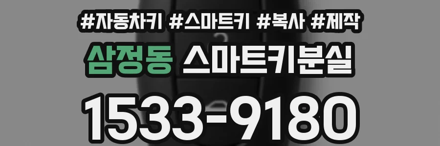 삼정동 스마트키분실