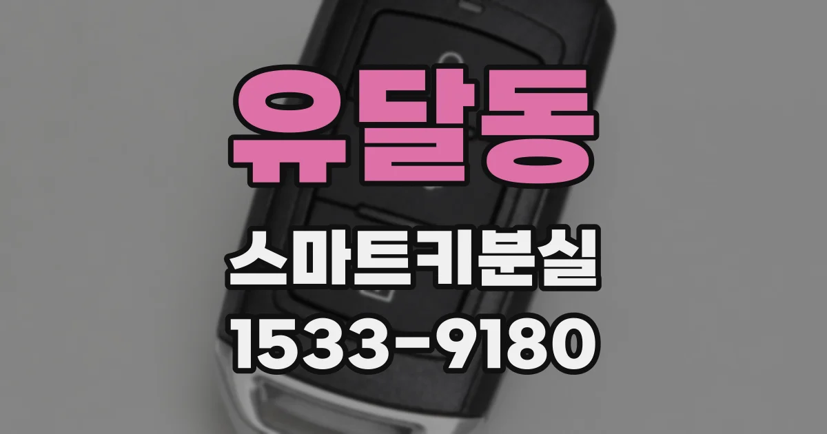 유달동 스마트키분실