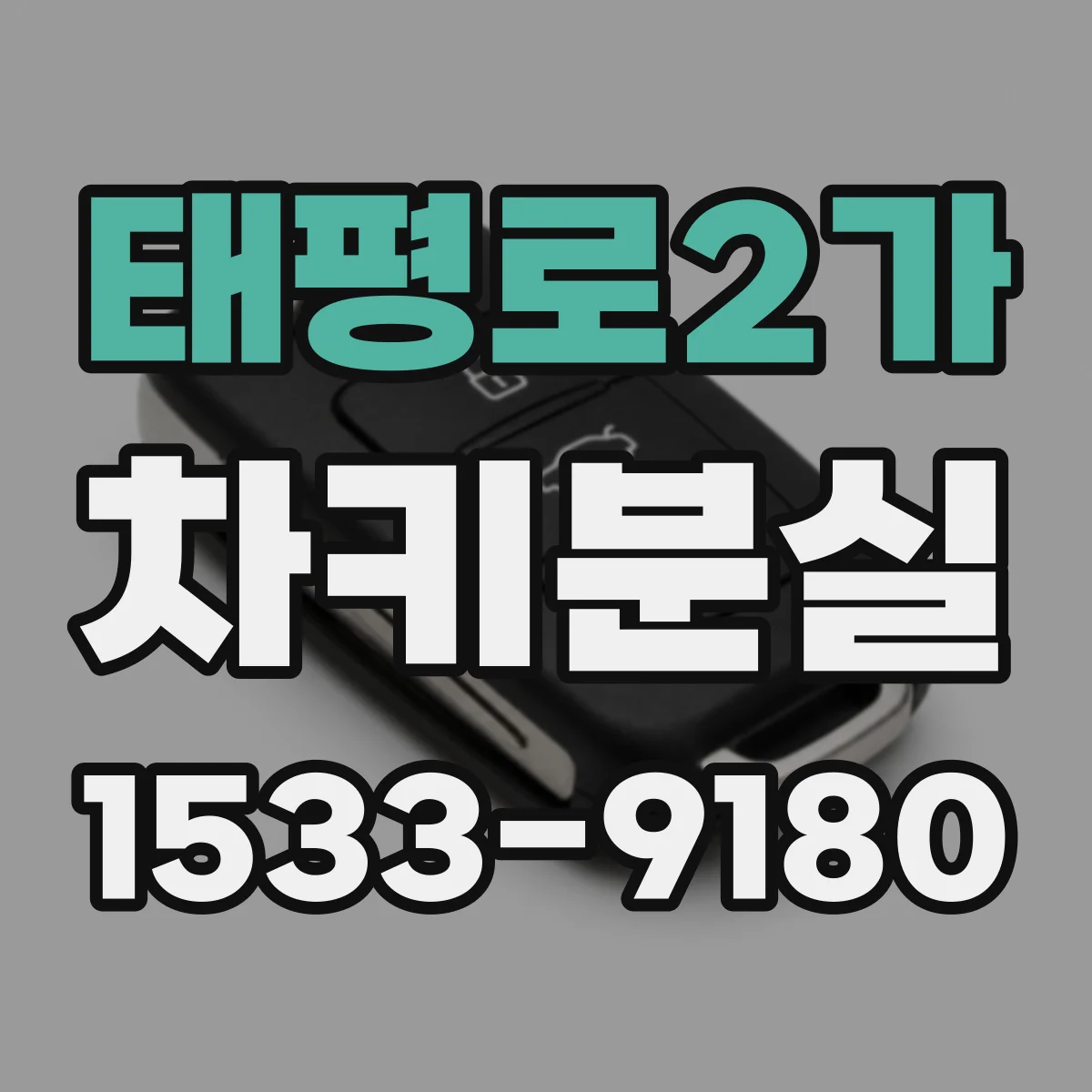 태평로2가 차키분실