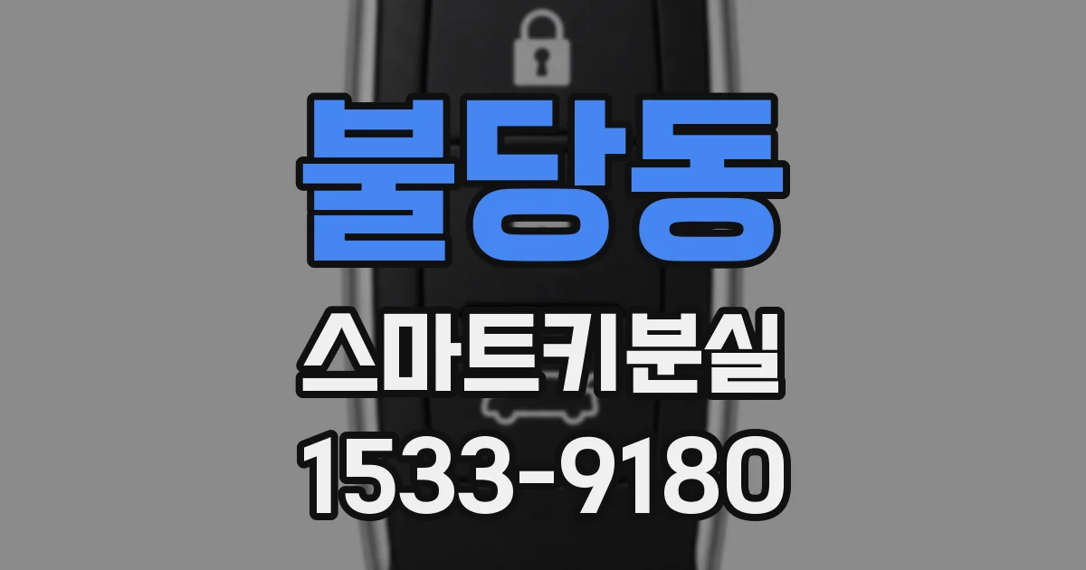 불당동 스마트키분실