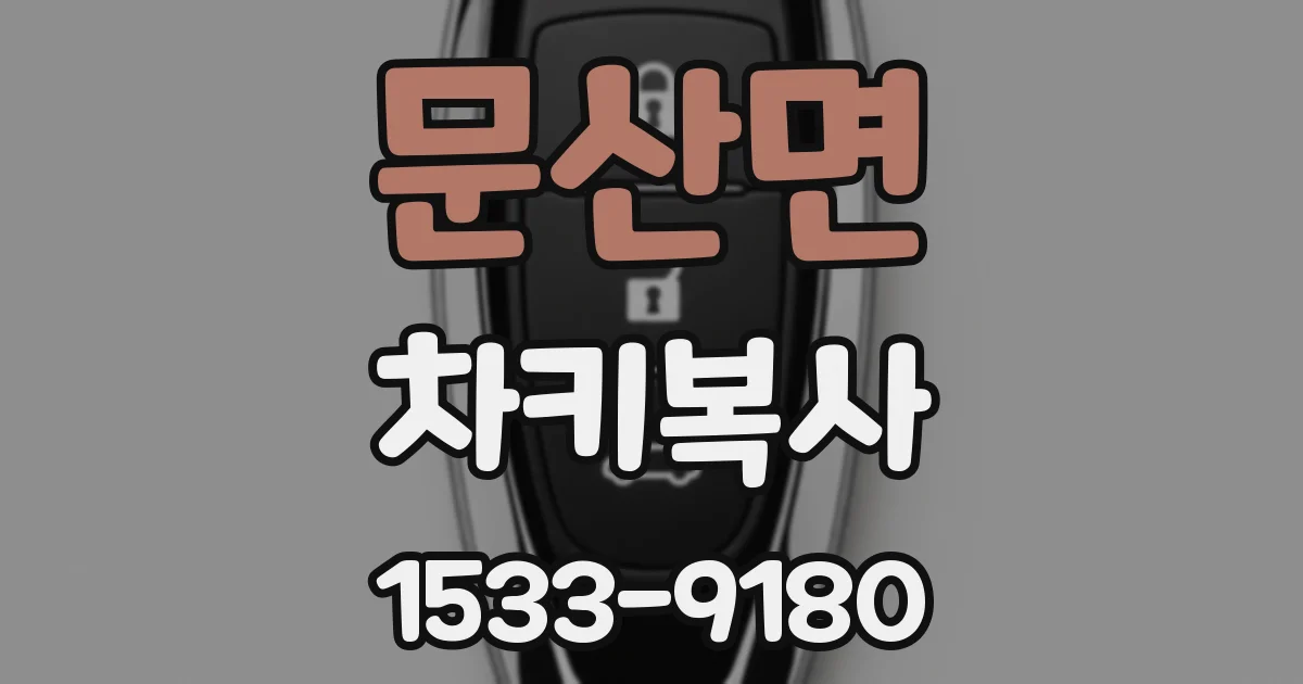 문산면 차키복사