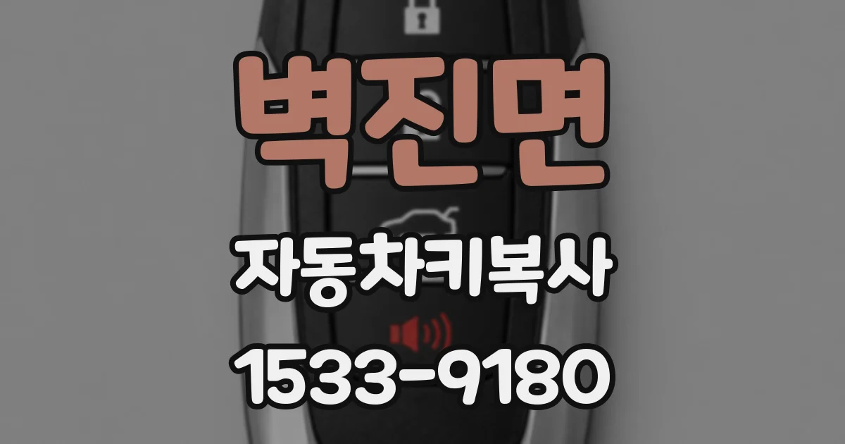 벽진면 자동차키복사