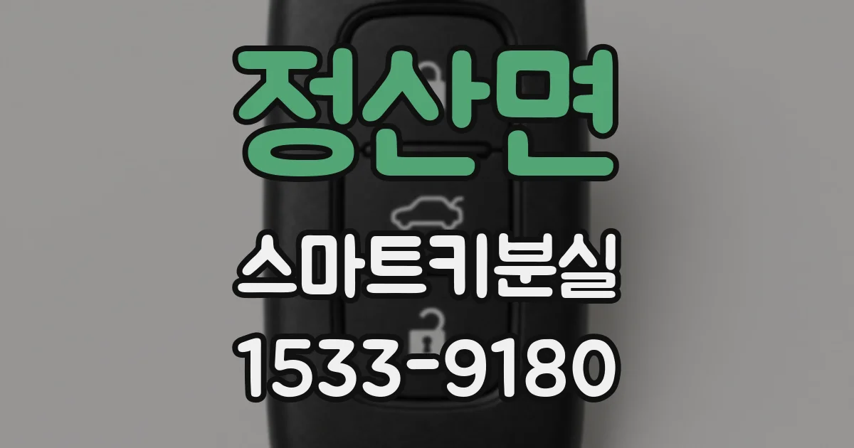 정산면 스마트키분실