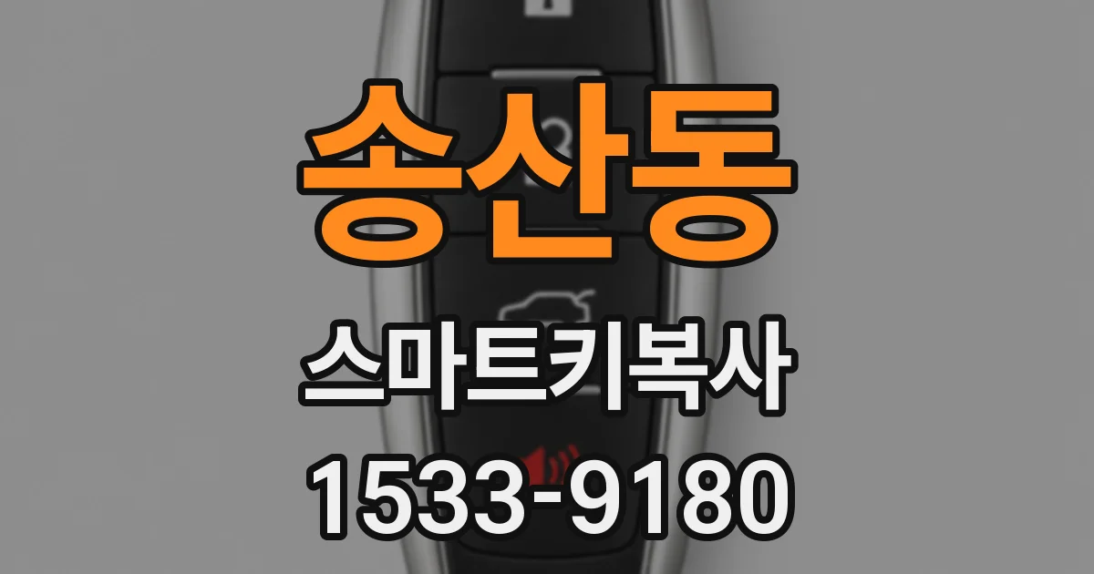 송산동 스마트키복사