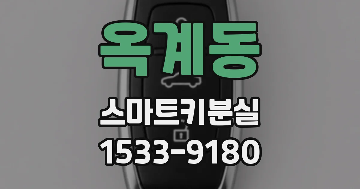 옥계동 스마트키분실