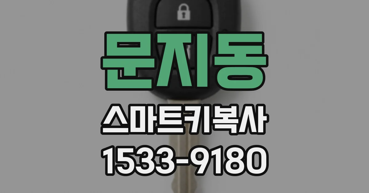문지동 스마트키복사