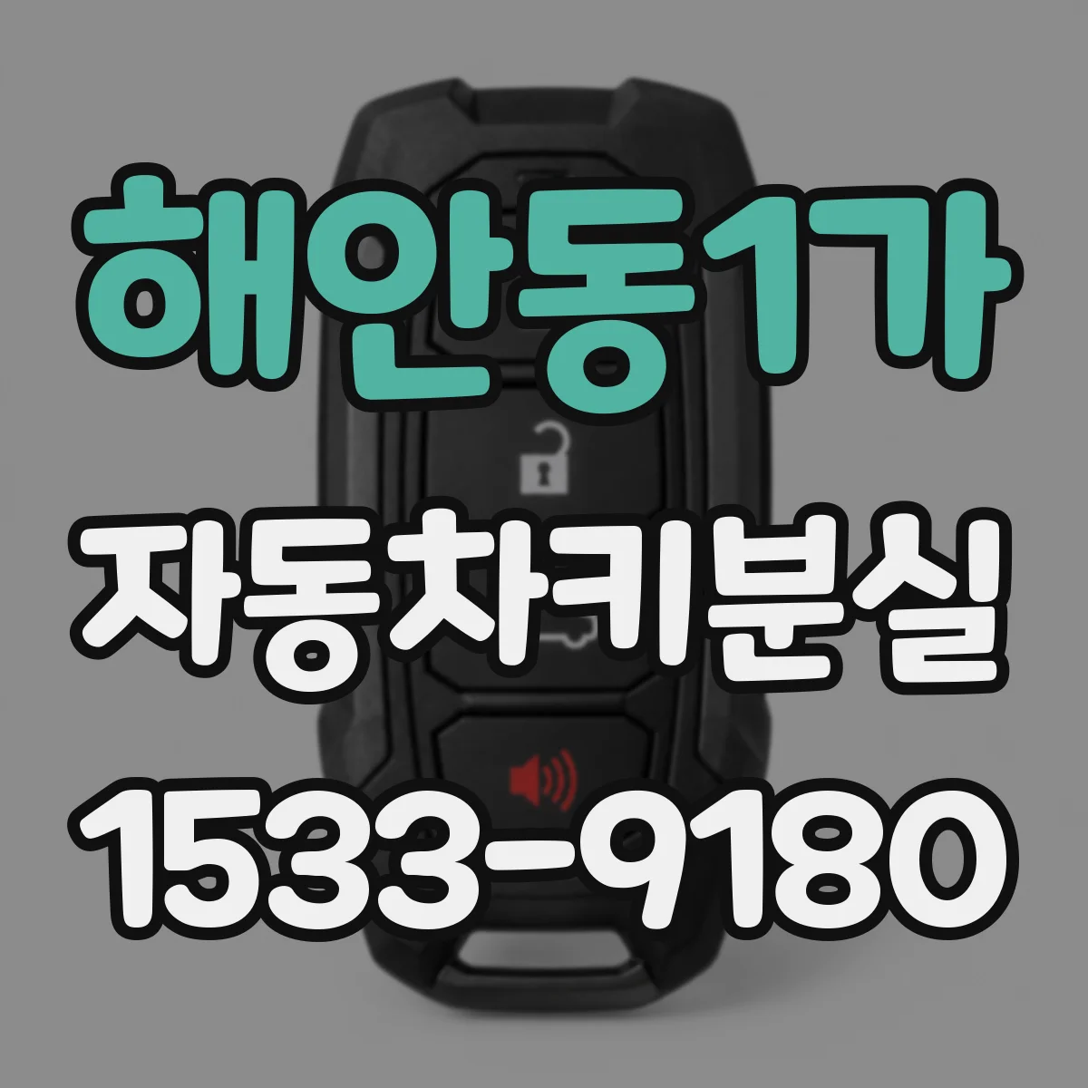 해안동1가 자동차키분실