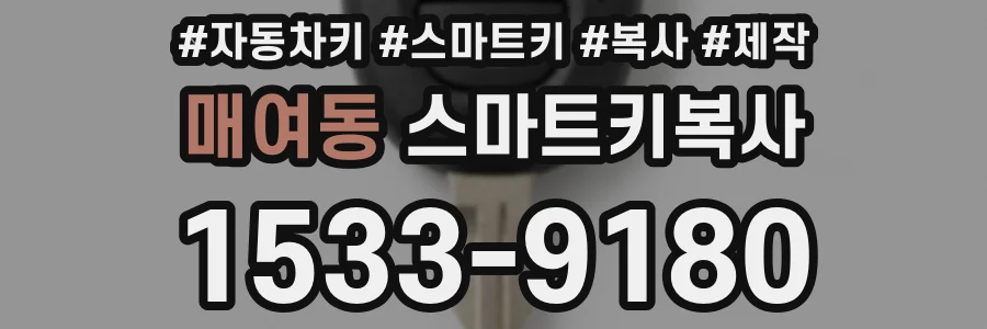 매여동 스마트키복사