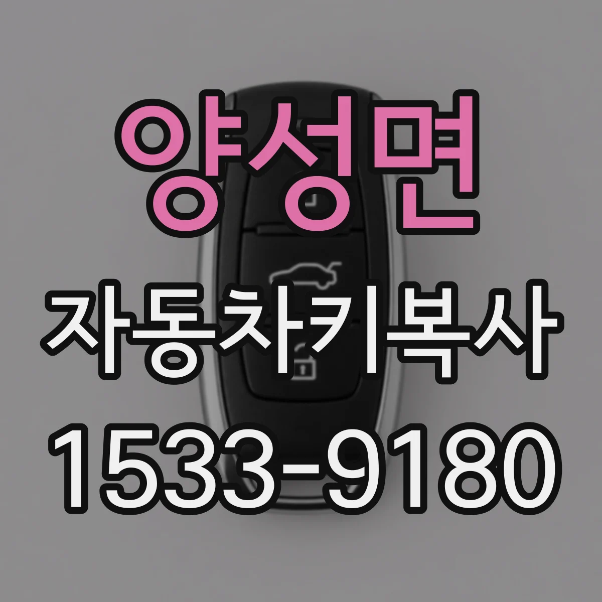양성면 자동차키복사