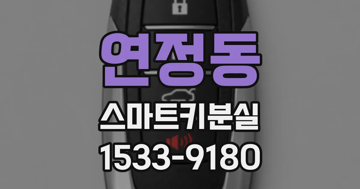연정동 스마트키분실