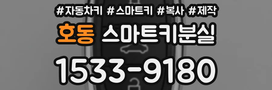호동 스마트키분실