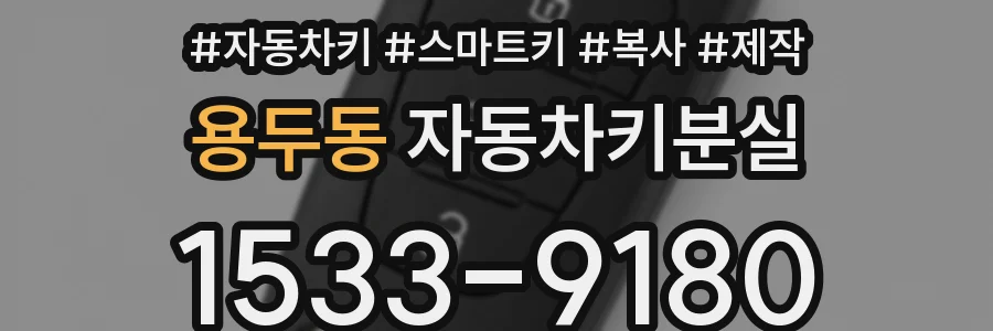 용두동 자동차키분실