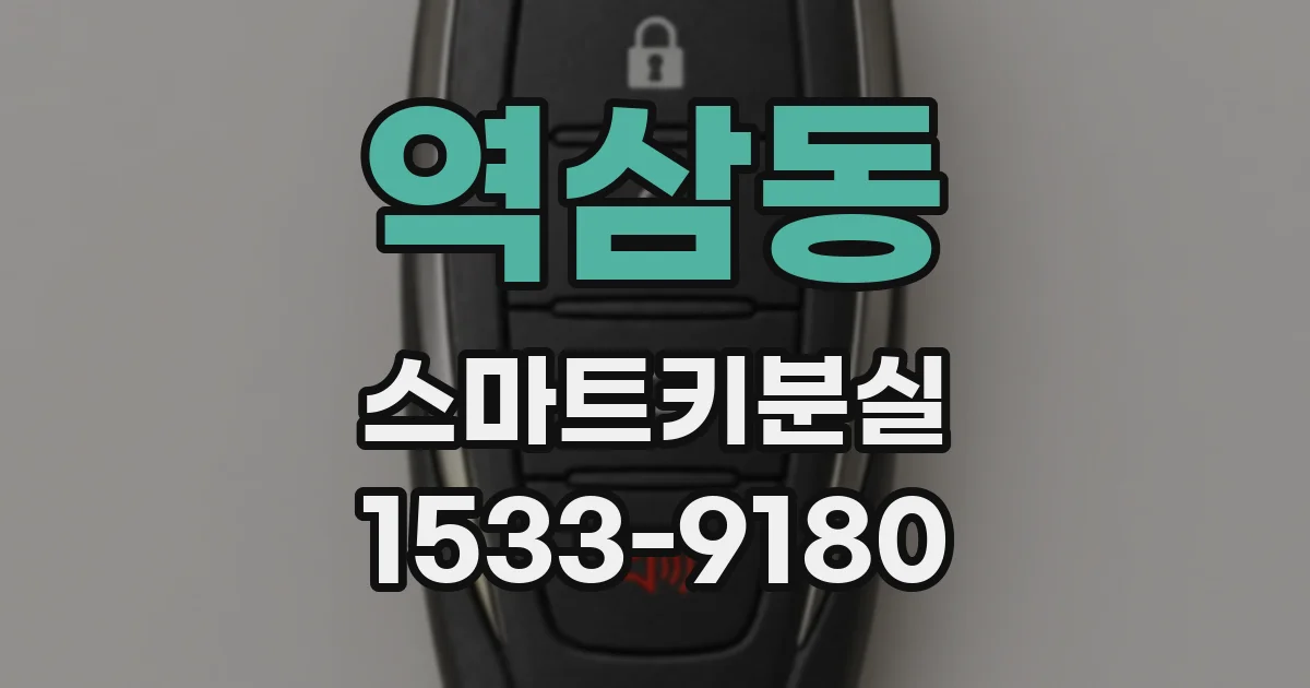 역삼동 스마트키분실