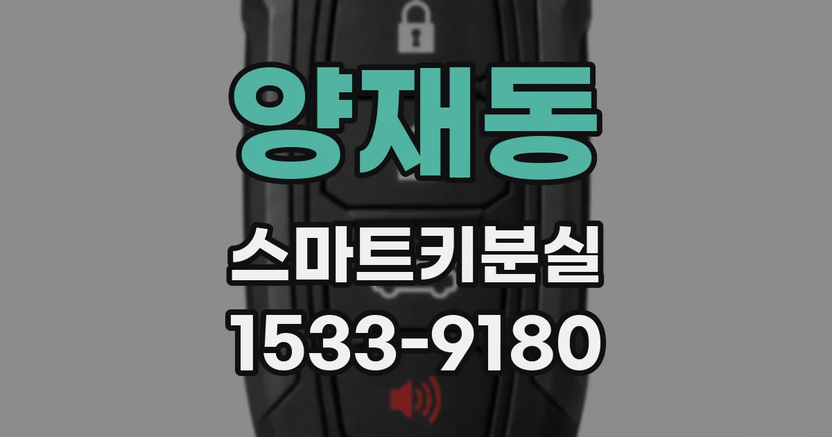 양재동 스마트키분실