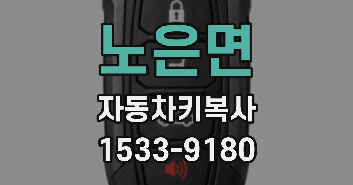 노은면 자동차키복사