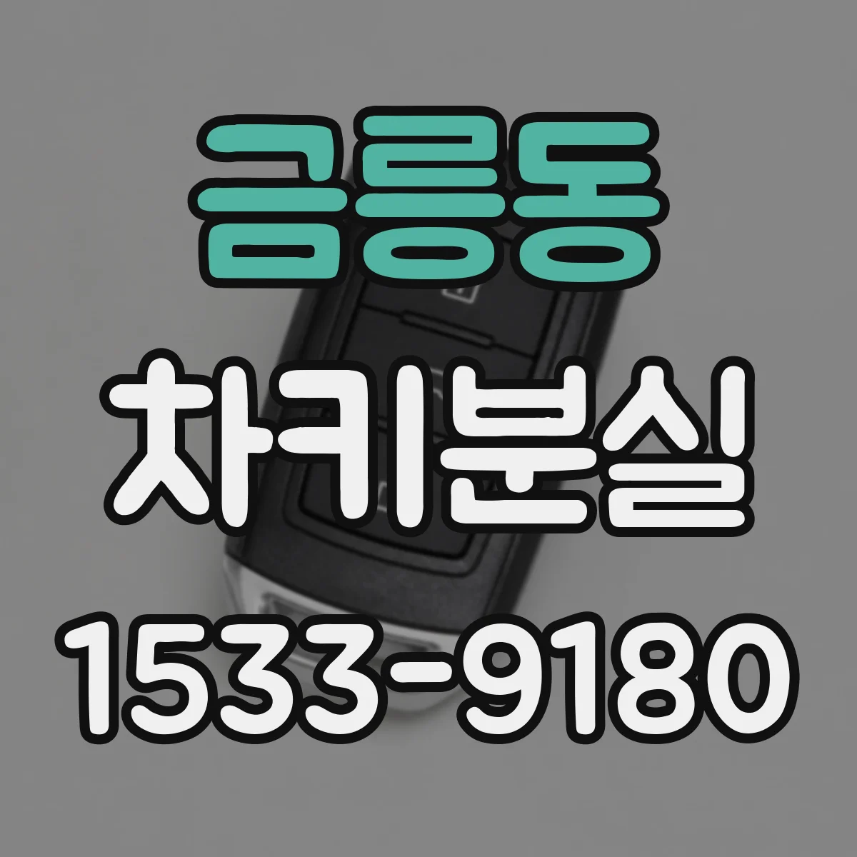 금릉동 차키분실