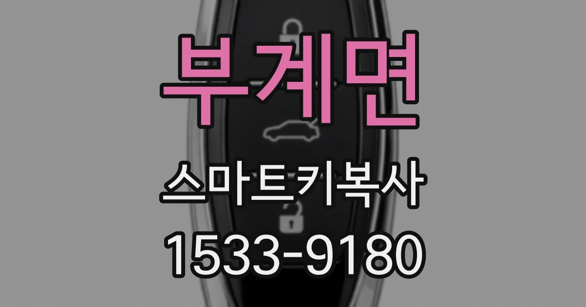 부계면 스마트키복사