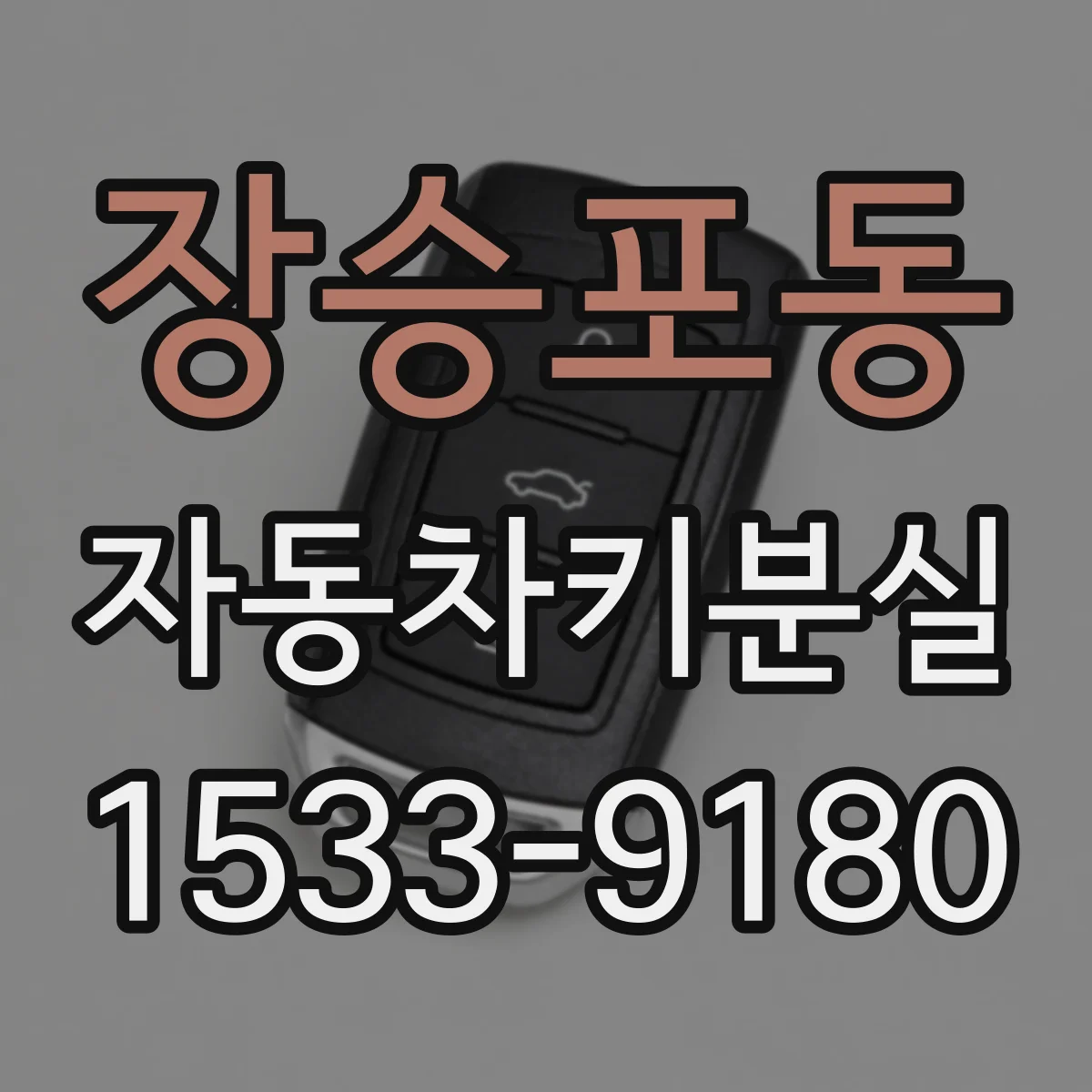 장승포동 자동차키분실