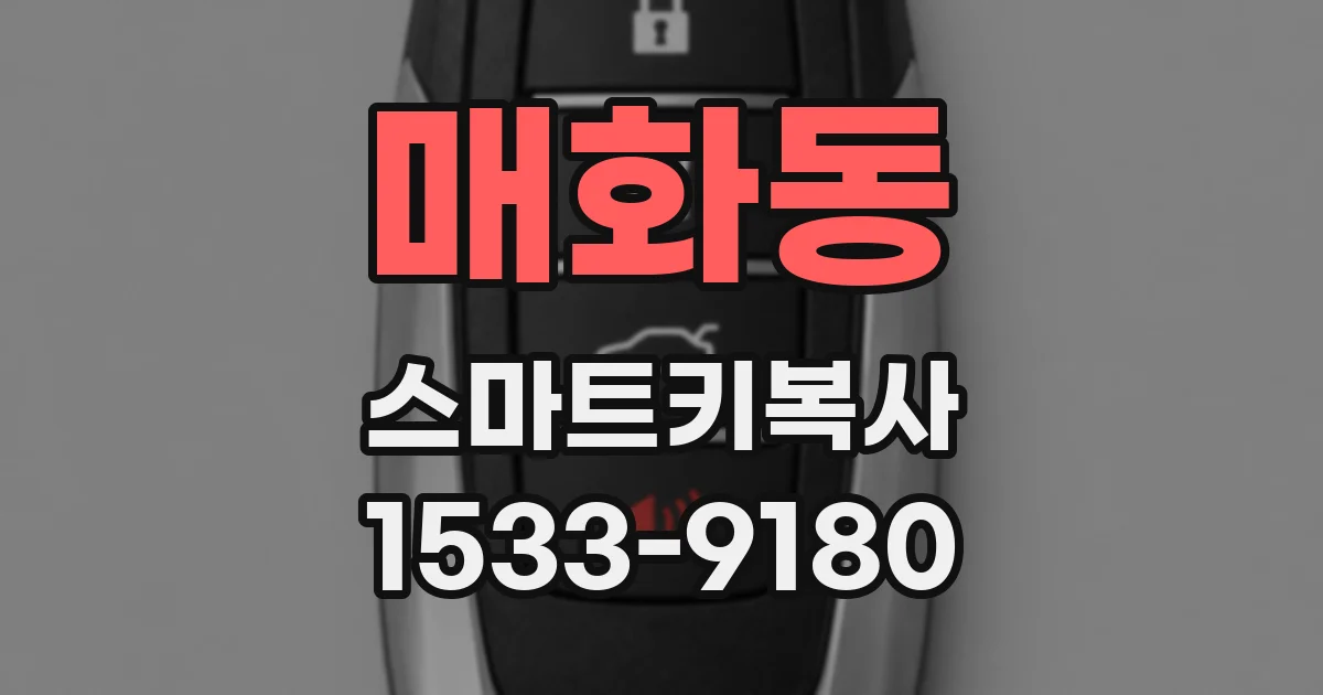 매화동 스마트키복사