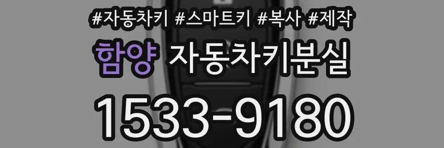 함양 자동차키분실