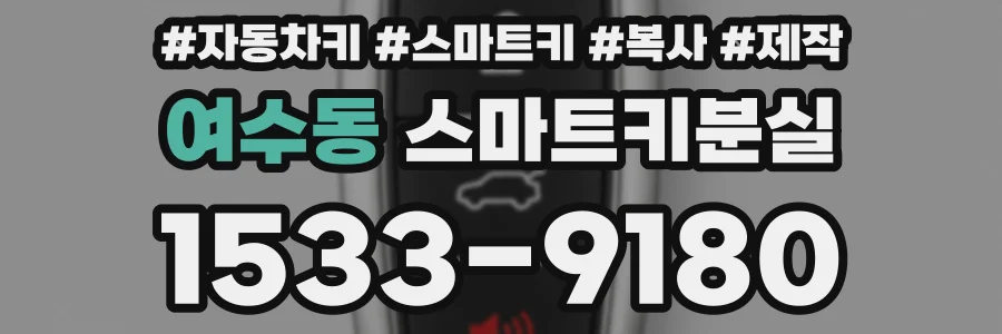 여수동 스마트키분실