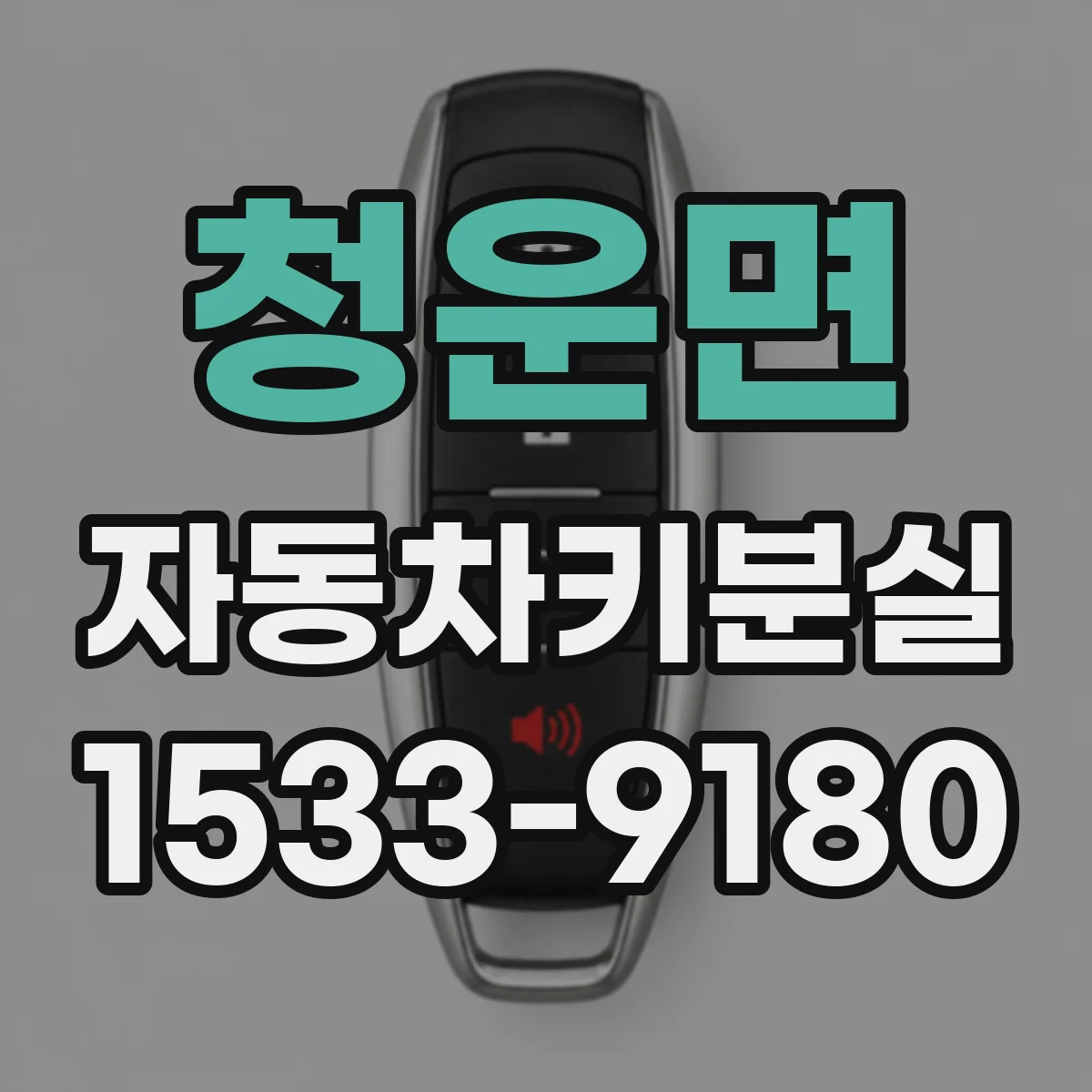 청운면 자동차키분실