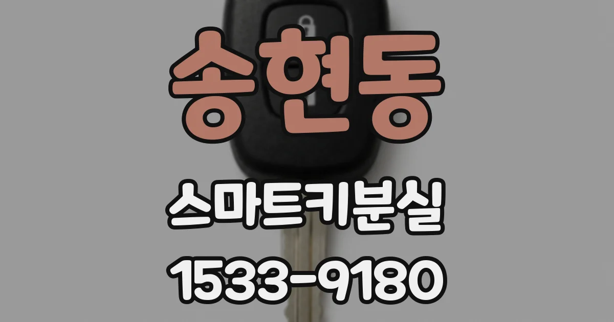 송현동 스마트키분실