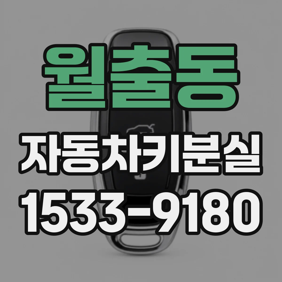 월출동 자동차키분실