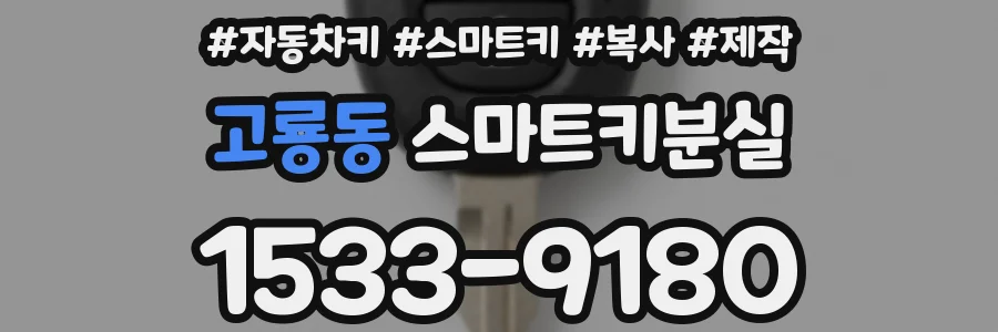 고룡동 스마트키분실