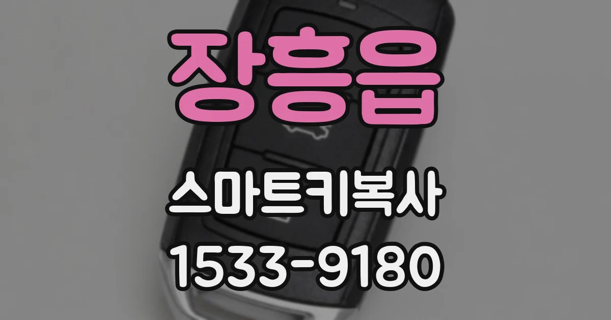 장흥읍 스마트키복사
