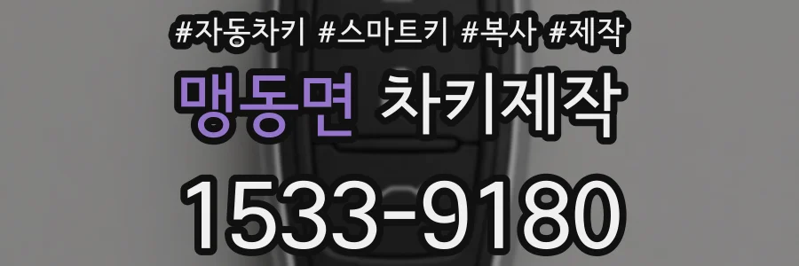 맹동면 차키제작