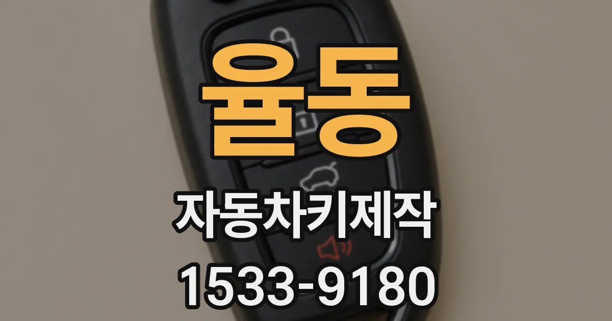 율동 자동차키제작